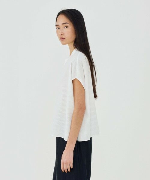 TOMORROWLAND / トゥモローランド シャツ・ブラウス | 【WEB先行予約】ソフトウェーブ バンドカラーシャツ | 詳細3