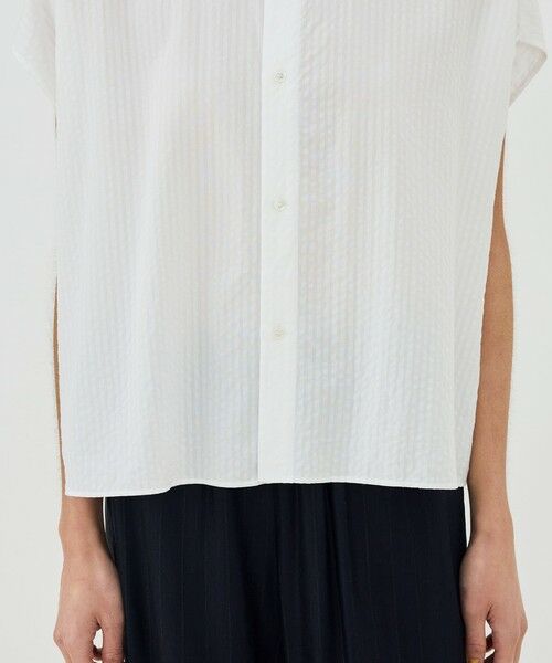 TOMORROWLAND / トゥモローランド シャツ・ブラウス | 【WEB先行予約】ソフトウェーブ バンドカラーシャツ | 詳細7