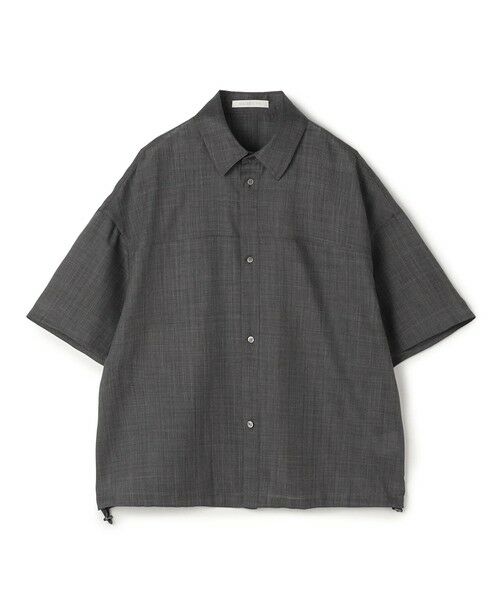 TOMORROWLAND / トゥモローランド シャツ・ブラウス | エアリークレープ ハーフスリーブシャツ（15 グレー）