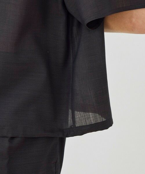 TOMORROWLAND / トゥモローランド シャツ・ブラウス | エアリークレープ ハーフスリーブシャツ | 詳細7