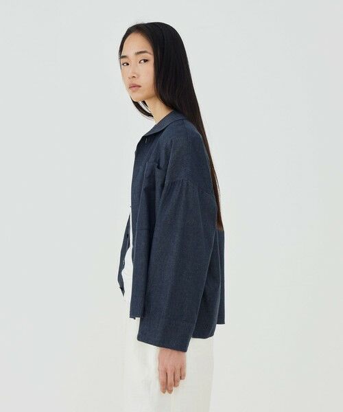 TOMORROWLAND / トゥモローランド シャツ・ブラウス | コットンダンガリー オープンカラーシャツ | 詳細3