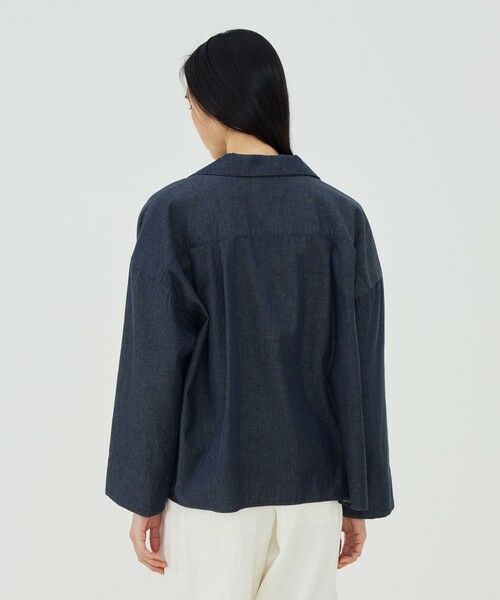 TOMORROWLAND / トゥモローランド シャツ・ブラウス | コットンダンガリー オープンカラーシャツ | 詳細4