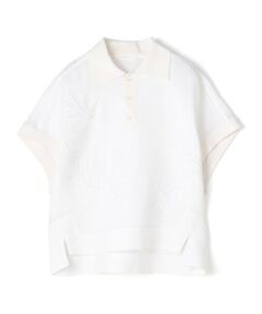 TOMORROWLAND / トゥモローランド シャツ・ブラウス | 【WEB先行予約】リブコンビフレンチリネンエンブロイダリー ポロカラーブラウス