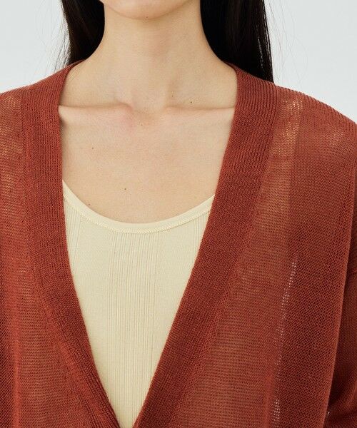 TOMORROWLAND / トゥモローランド カーディガン・ボレロ | リネンコード Vネックカーディガン | 詳細5