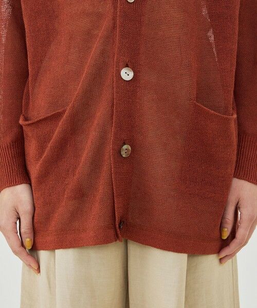 TOMORROWLAND / トゥモローランド カーディガン・ボレロ | リネンコード Vネックカーディガン | 詳細8