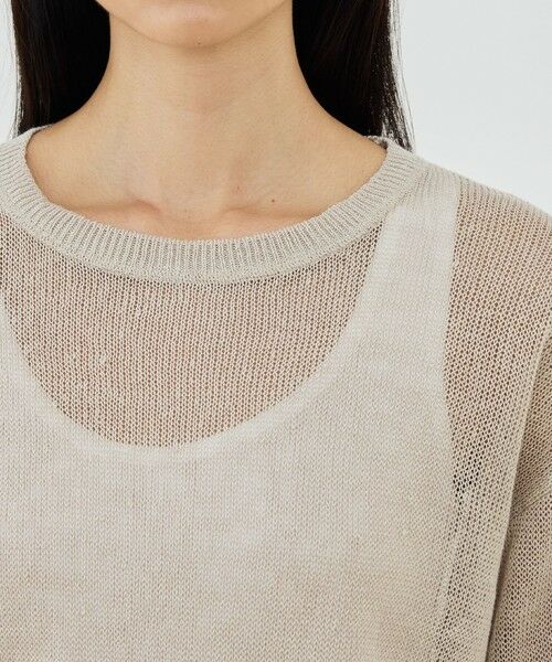 TOMORROWLAND / トゥモローランド ニット・セーター | リネンコード クルーネックプルオーバー | 詳細5
