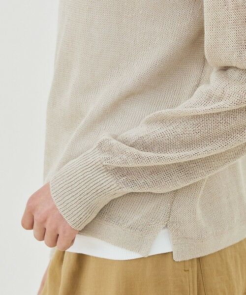 TOMORROWLAND / トゥモローランド ニット・セーター | リネンコード クルーネックプルオーバー | 詳細6