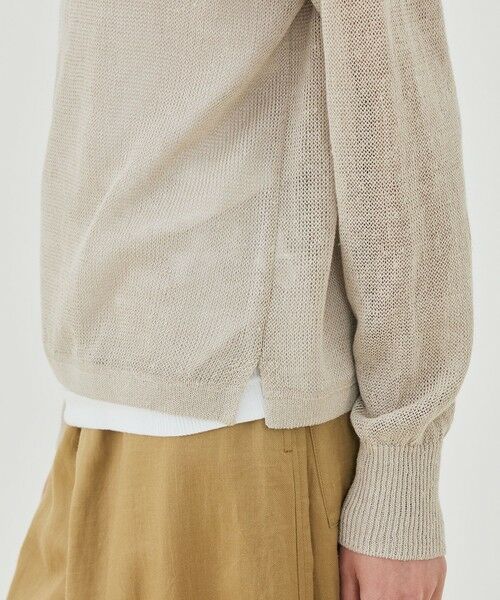 TOMORROWLAND / トゥモローランド ニット・セーター | リネンコード クルーネックプルオーバー | 詳細7