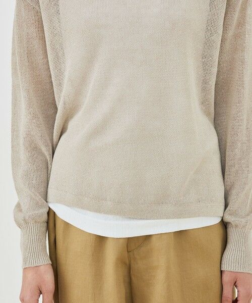 TOMORROWLAND / トゥモローランド ニット・セーター | リネンコード クルーネックプルオーバー | 詳細8
