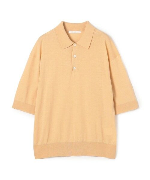 TOMORROWLAND / トゥモローランド ニット・セーター | 【WEB先行予約】クレープコットン ポロカラープルオーバー(23 イエロー)