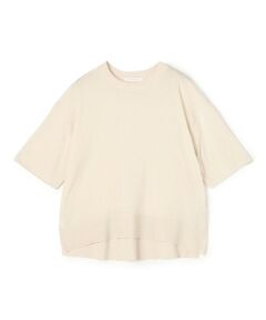 TOMORROWLAND / トゥモローランド ニット・セーター | 【WEB先行予約】クレープコットン クルーネックプルオーバー