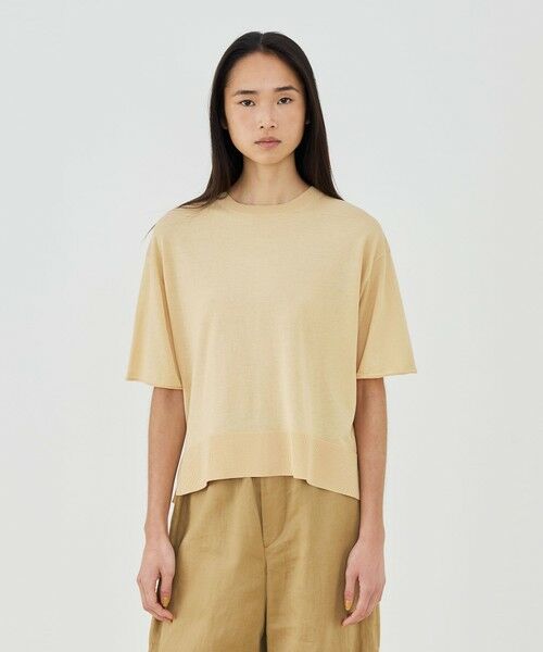 TOMORROWLAND / トゥモローランド ニット・セーター | 【WEB先行予約】クレープコットン クルーネックプルオーバー | 詳細2