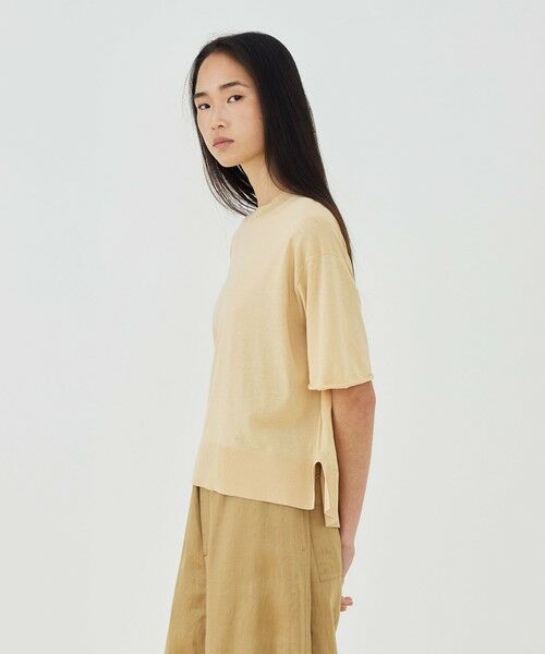 TOMORROWLAND / トゥモローランド ニット・セーター | 【WEB先行予約】クレープコットン クルーネックプルオーバー | 詳細3