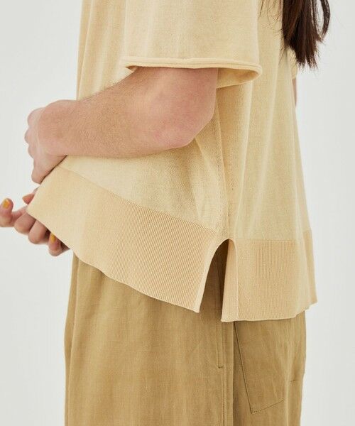 TOMORROWLAND / トゥモローランド ニット・セーター | 【WEB先行予約】クレープコットン クルーネックプルオーバー | 詳細8