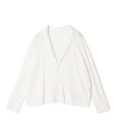 TOMORROWLAND / トゥモローランド カーディガン・ボレロ | コットンガーゼジャージー テーラードカーディガン