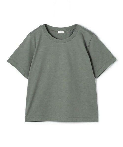 TOMORROWLAND / トゥモローランド Tシャツ | ファインコットン ショートプルオーバー（57 カーキ）