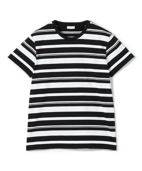 TOMORROWLAND / トゥモローランド Tシャツ | ファインコットン クルーネックプルオーバー（14 ブラック系）