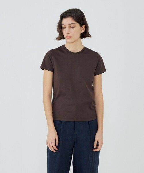 TOMORROWLAND / トゥモローランド Tシャツ | ファインコットン クルーネックプルオーバー | 詳細2