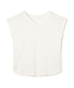 TOMORROWLAND / トゥモローランド Tシャツ | シルキーコンパクトジャージー Vネックプルオーバー
