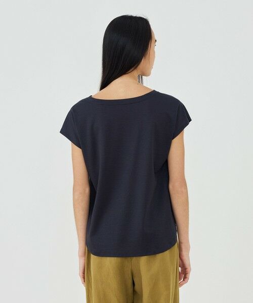 TOMORROWLAND / トゥモローランド Tシャツ | 【WEB先行予約】シルキーコンパクトジャージー Vネックプルオーバー | 詳細5