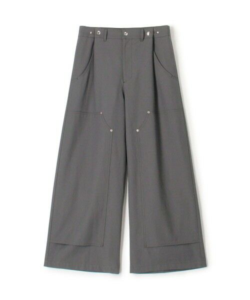 TOMORROWLAND / トゥモローランド その他パンツ | プンタウールコットントロピカル タックパンツ（17 チャコールグレー）