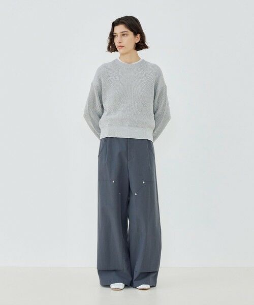 TOMORROWLAND / トゥモローランド その他パンツ | プンタウールコットントロピカル タックパンツ | 詳細1