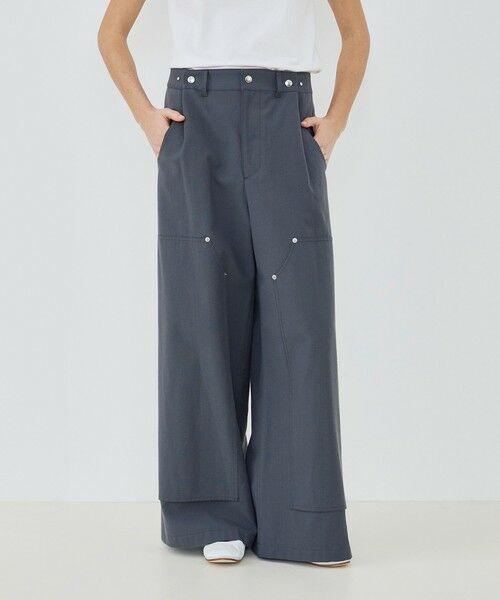 TOMORROWLAND / トゥモローランド その他パンツ | プンタウールコットントロピカル タックパンツ | 詳細2