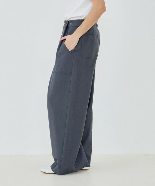 TOMORROWLAND / トゥモローランド その他パンツ | プンタウールコットントロピカル タックパンツ | 詳細3