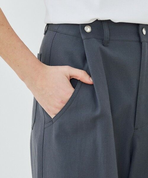 TOMORROWLAND / トゥモローランド その他パンツ | プンタウールコットントロピカル タックパンツ | 詳細8