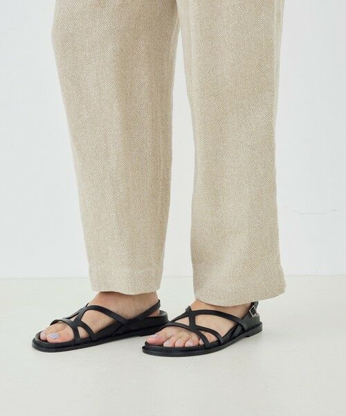 TOMORROWLAND / トゥモローランド その他パンツ | リネンシルクツイード ツータックパンツ | 詳細8