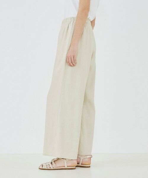 TOMORROWLAND / トゥモローランド その他パンツ | レーヨンリネンストレッチ イージーセミワイドパンツ | 詳細3