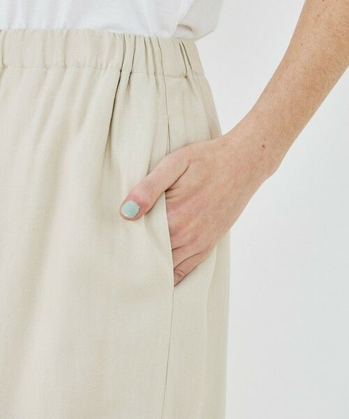 TOMORROWLAND / トゥモローランド その他パンツ | レーヨンリネンストレッチ イージーセミワイドパンツ | 詳細7