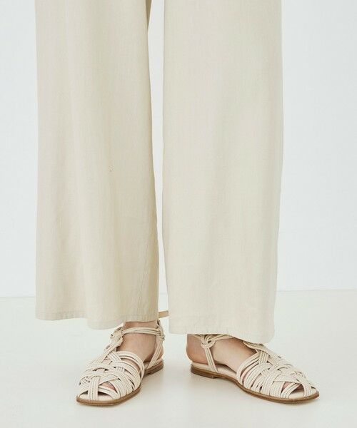 TOMORROWLAND / トゥモローランド その他パンツ | レーヨンリネンストレッチ イージーセミワイドパンツ | 詳細8