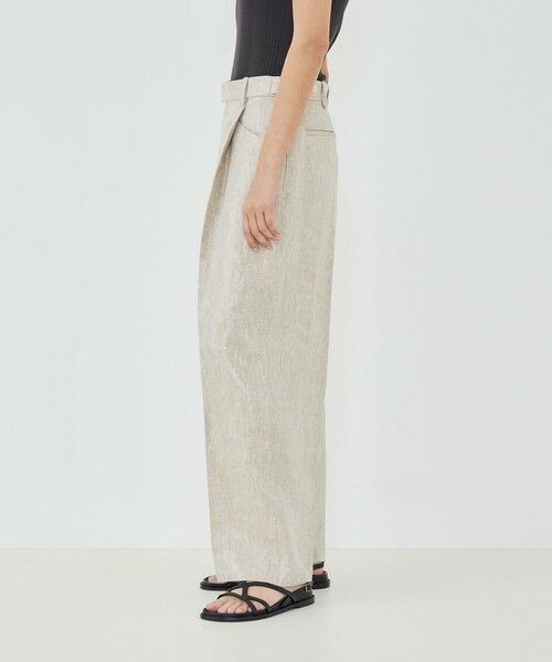 TOMORROWLAND / トゥモローランド その他パンツ | パールリネン ラウンドシルエットパンツ | 詳細4