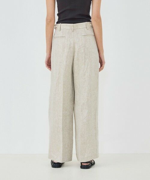 TOMORROWLAND / トゥモローランド その他パンツ | パールリネン ラウンドシルエットパンツ | 詳細5