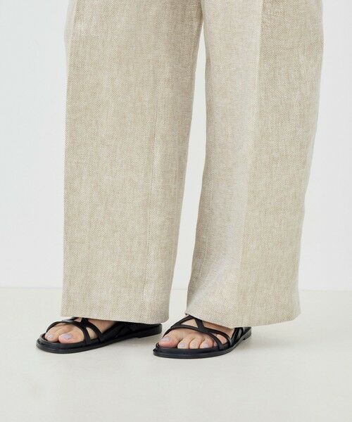 TOMORROWLAND / トゥモローランド その他パンツ | パールリネン ラウンドシルエットパンツ | 詳細9