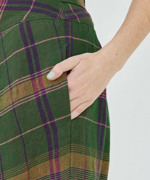 TOMORROWLAND / トゥモローランド その他パンツ | リネンコットンマドラスチェック ラップパンツ | 詳細7