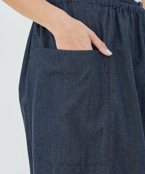 TOMORROWLAND / トゥモローランド デニムパンツ | コットンダンガリー エプロン付きイージーパンツ | 詳細8