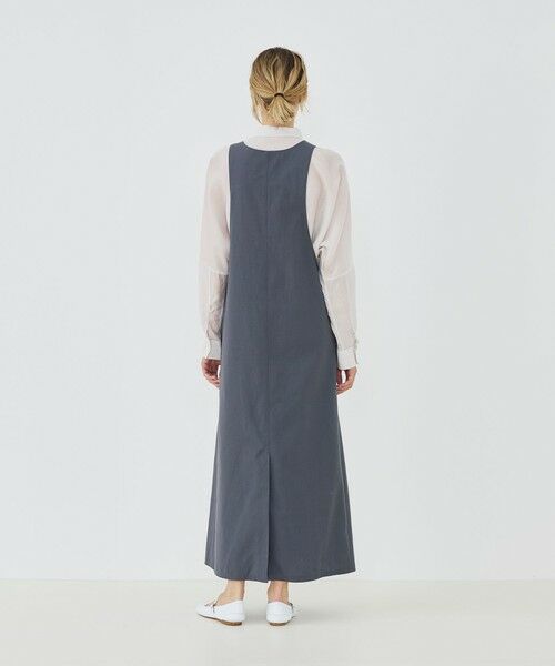 TOMORROWLAND / トゥモローランド ロング・マキシ丈ワンピース | プンタウールコットントロピカル エプロンワンピース | 詳細3