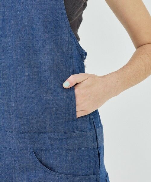 TOMORROWLAND / トゥモローランド サロペット・オールインワン | ステイブルーデニム ホルターネックサロペット | 詳細6