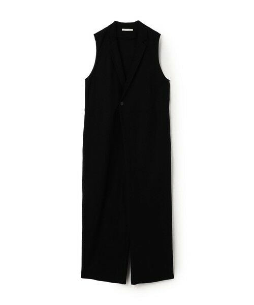 TOMORROWLAND / トゥモローランド サロペット・オールインワン | コットンジャージー ジャンプスーツ（19 ブラック）