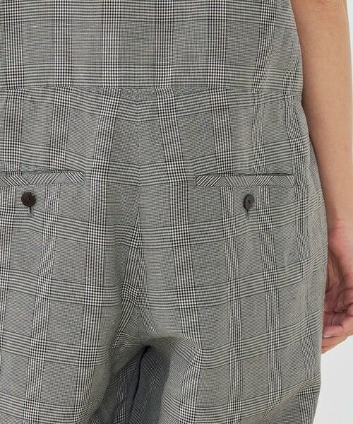 TOMORROWLAND / トゥモローランド サロペット・オールインワン | リネンキュプラシルクコンパクト チェスターカラーオールインワン | 詳細5