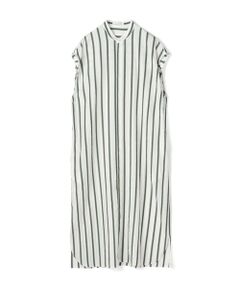 TOMORROWLAND / トゥモローランド ミニ丈・ひざ丈ワンピース | 【WEB先行予約】ソフトウェーブ バンドカラーシャツワンピース