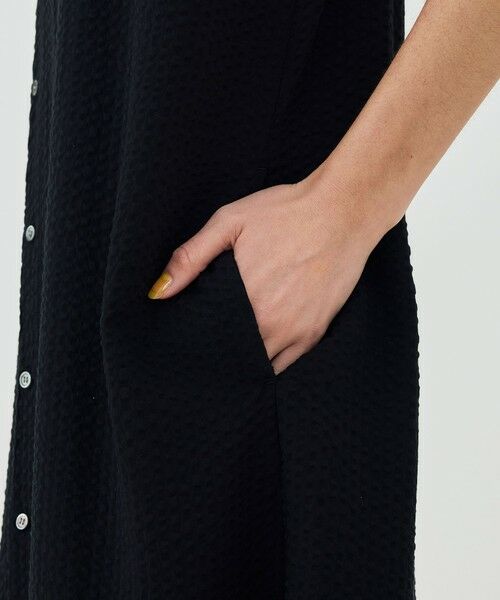 TOMORROWLAND / トゥモローランド ミニ丈・ひざ丈ワンピース | 【WEB先行予約】ソフトウェーブ バンドカラーシャツワンピース | 詳細6