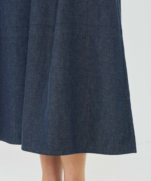 TOMORROWLAND / トゥモローランド ロング・マキシ丈ワンピース | コットンダンガリー ベルテッドシャツワンピース | 詳細10