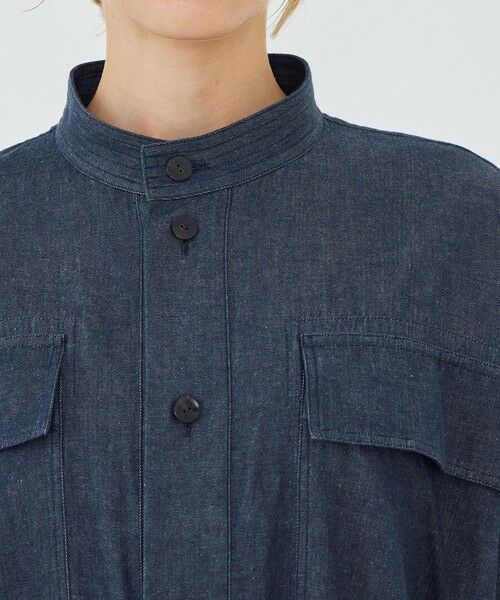 TOMORROWLAND / トゥモローランド ロング・マキシ丈ワンピース | コットンダンガリー ベルテッドシャツワンピース | 詳細5