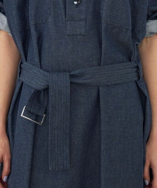 TOMORROWLAND / トゥモローランド ロング・マキシ丈ワンピース | コットンダンガリー ベルテッドシャツワンピース | 詳細6