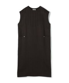 【WEB先行予約】リブコンビフレンチリネン フレンチスリーブワンピース