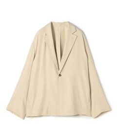 TOMORROWLAND / トゥモローランド テーラードジャケット | レーヨンリネンストレッチ ドロップショルダージャケット