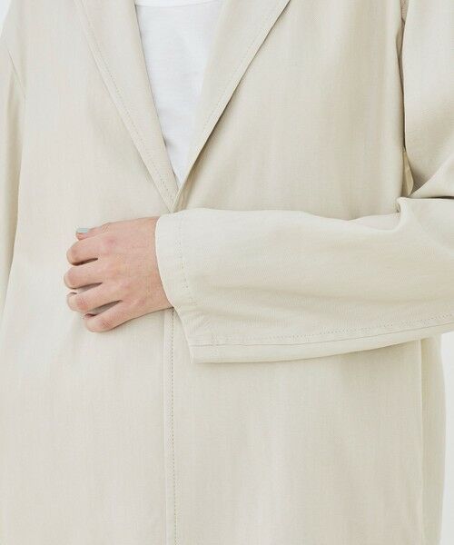TOMORROWLAND / トゥモローランド テーラードジャケット | レーヨンリネンストレッチ ドロップショルダージャケット | 詳細7
